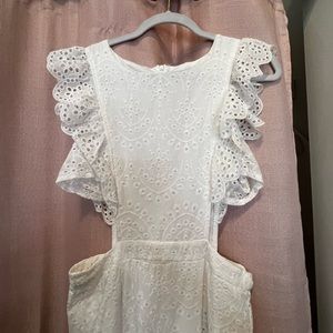 White jumpsuit